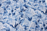 Glitter Ice Fern Frozen Winter printed Fabric by Timeless Treasures Fabrics by the Half Yard