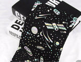 Universe Space Man planet Patterned  Fabric made in Korea by the Half Yard