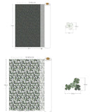 Four Leaf Clover patterned Fabric made in Korea by the Half Yard