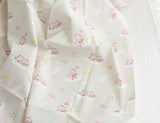 Pig printed Fabric made in Korea by the Half Yard