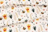 Winnie the Pooh Antibiosis Cotton Licensed Fabric made in Korea by the Half Yard