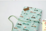 Racing Rabbit Bunny Patterned Fabric made in Korea by the Half Yard Digital Textile Printing