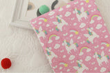 Rainbow Unicorn Patterned Fabric made in Korea by the Half Yard