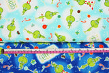 The Grinch Illumination Oxford Fabric Kokka printed in Japan by the Half Yard