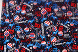 Democratic Republican Party designed by Maria Kalinowski for Kanvas Fabric by the Half Yard