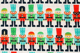 くるみ割り人形のクリスマス兵士のプリント生地(ライリー・ブレイク製、半ヤード)