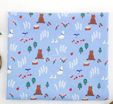 韓国製のメドウベアダック柄生地(半ヤード単位)