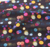 Neon light Circle Fabric made in Korea by the Half Yard