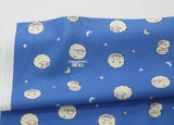 Kawaii Circle Sheep Fabric made in Korea by Half Yard Digital Textile Printing