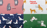 Bear Raccoon Cheetah Seal Animals Waterproof Fabric 100% Polyester PU Coating Made in Korea By the Yard