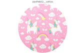 Rainbow Unicorn Patterned Fabric made in Korea by the Half Yard