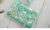 Rainbow Unicorn Patterned Fabric made in Korea by the Half Yard