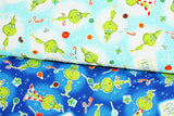 The Grinch Illumination Oxford Fabric Kokka printed in Japan by the Half Yard