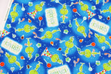 The Grinch Illumination Oxford Fabric Kokka printed in Japan by the Half Yard