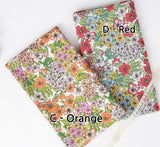 Floral Blossom Flowers Fabric made in Korea by the Half Yard