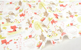 Forest Animals Patterned Fabric made in Korea by Half Yard Digital Textile Printing