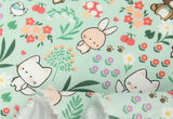 韓国製のアニマルガーデン生地(半ヤード単位)