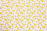 Banana tossed Fabric printed in Korea by the Half Yard DTP(Digital Textile Printing) Method