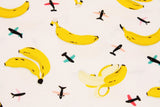 Banana tossed Fabric printed in Korea by the Half Yard DTP(Digital Textile Printing) Method