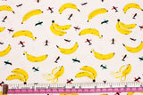 Banana tossed Fabric printed in Korea by the Half Yard DTP(Digital Textile Printing) Method