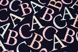 Oh Baby ABC Tossed Cotton Fabric by Michael Miller by the Half Yard