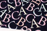 Oh Baby ABC Tossed Cotton Fabric by Michael Miller by the Half Yard