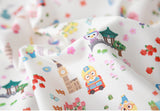 Little Penguin Pororo, Crong, Eddy, Loopy, Petty Korean Anime Character Fabric made in Korea by the Half Yard
