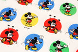 Disney Classic Mickey Mouse Cotton Antibiosis Fabric printed in Korea by the Half Yard