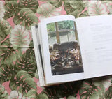 モンステラ柄生地 韓国製 半ヤード 45 x 140cm 18" x 55"、コットンリネン