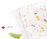 韓国製のウサギ柄生地(半ヤード単位)