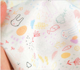 Rabbit Bunnies Patterned Fabric made in Korea by the Half Yard