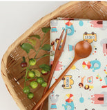 韓国製のサーカスランドキッズ柄生地(半ヤード単位)