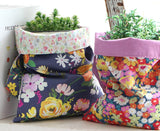 Retro Vintage Flowers Floral Patterned Fabric made in Korea by the Half Yard