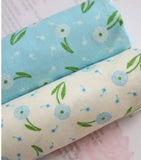 タンポポ柄の生地、韓国製花柄生地(半ヤード単位)