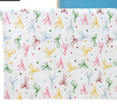 Ribbon Bow Dot Patterned Fabric made in Korea by the Half Yard