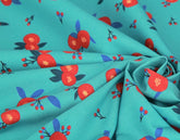 Camellia flowers Patterned Fabric made in Korea by the Half Yard