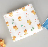 ハーフヤードデジタルテキスタイルプリントによる韓国製のかわいいアライグマ柄生地