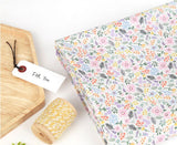 Petite Flowers Floral Patterned Fabric made in Korea by the Half Yard