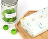 Animals Moon Star Sun Kids Patterned Fabric made in Korea by the Half Yard