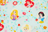 Disney Princess Cinderella Snow White Belle Rapunzel Fabric printed in Korea by the Half Yard