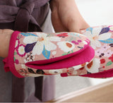 Tropical Flowers Floral Patterned Fabric made in Korea by the Half Yard