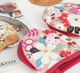 Tropical Flowers Floral Patterned Fabric made in Korea by the Half Yard