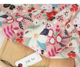 Tropical Flowers Floral Patterned Fabric made in Korea by the Half Yard