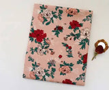 韓国製の牡丹の花柄生地(半ヤード単位)