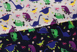Half Yard 韓國製造卡哇伊恐龍圖案抗菌布料