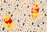 Winnie the Pooh Piglet Character Cotton Fabric made in Korea by the Half Yard