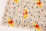 Winnie the Pooh Piglet Character Cotton Fabric made in Korea by the Half Yard