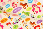 Disney Toy Story Characters printed in Korea by the Half Yard