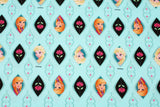 Disney Frozen Elsa Anna Fabric printed in Korea by the Half Yard