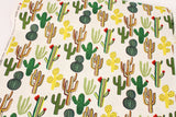 Cactus patterned Fabric printed in Korea by the Half Yard DTP(Digital Textile Printing) Method